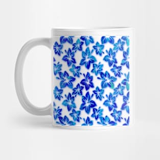 blue  hibiscus Mug